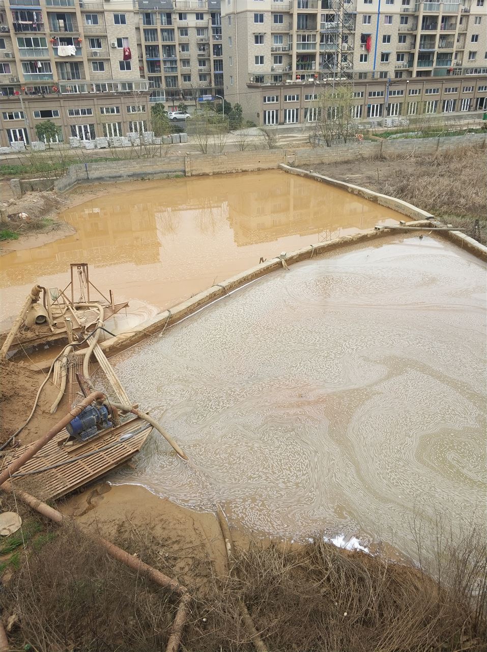 鱼台沉淀池淤泥清理-厂区废水池淤泥清淤